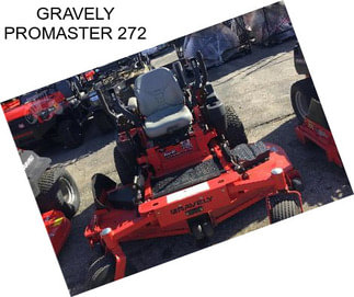 GRAVELY PROMASTER 272