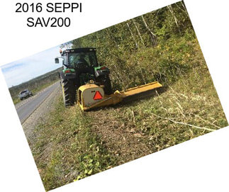 2016 SEPPI SAV200