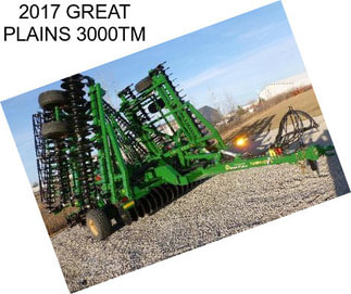 2017 GREAT PLAINS 3000TM