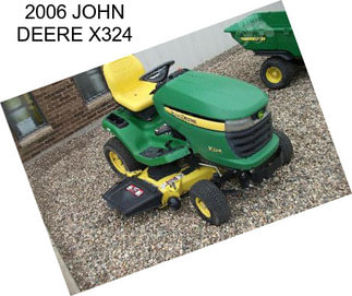 2006 JOHN DEERE X324