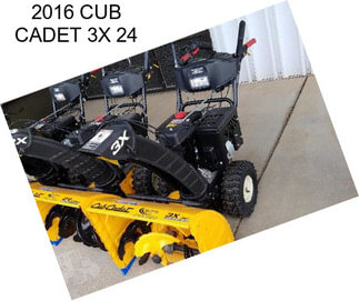 2016 CUB CADET 3X 24