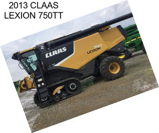 2013 CLAAS LEXION 750TT