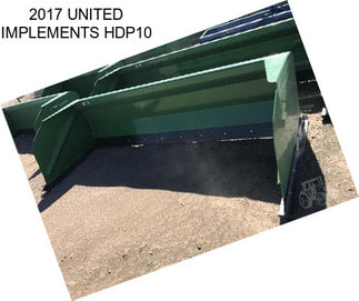 2017 UNITED IMPLEMENTS HDP10