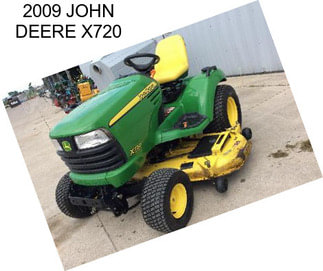 2009 JOHN DEERE X720