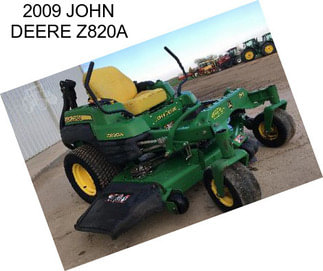 2009 JOHN DEERE Z820A