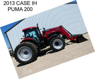 2013 CASE IH PUMA 200