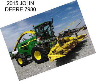 2015 JOHN DEERE 7980