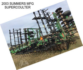 2003 SUMMERS MFG SUPERCOULTER