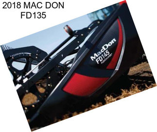2018 MAC DON FD135