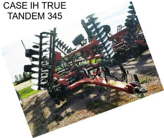 CASE IH TRUE TANDEM 345