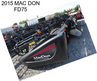 2015 MAC DON FD75