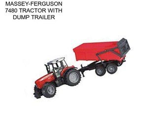 MASSEY-FERGUSON 7480 TRACTOR WITH DUMP TRAILER