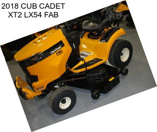 2018 CUB CADET XT2 LX54 FAB