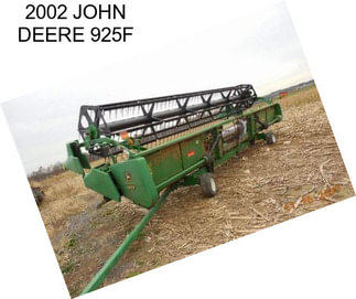 2002 JOHN DEERE 925F