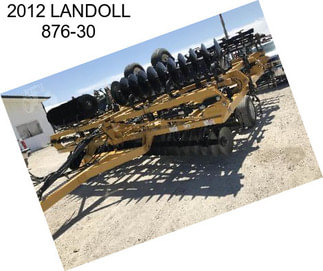 2012 LANDOLL 876-30