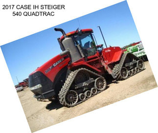 2017 CASE IH STEIGER 540 QUADTRAC