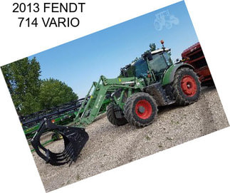 2013 FENDT 714 VARIO