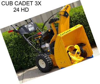 CUB CADET 3X 24 HD