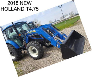 2018 NEW HOLLAND T4.75