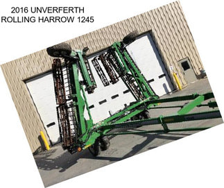 2016 UNVERFERTH ROLLING HARROW 1245