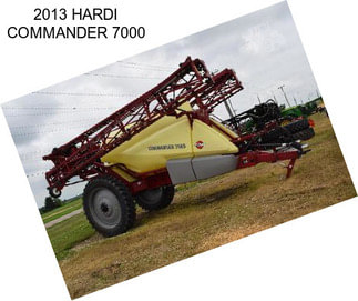 2013 HARDI COMMANDER 7000