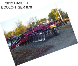 2012 CASE IH ECOLO-TIGER 870