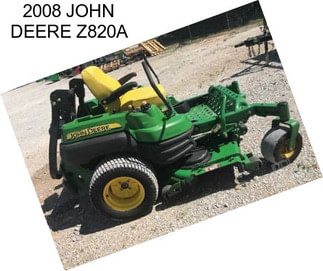 2008 JOHN DEERE Z820A