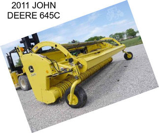 2011 JOHN DEERE 645C