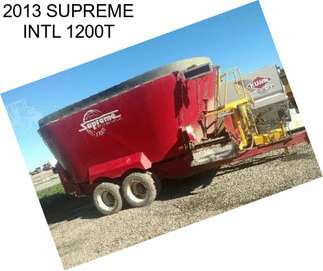 2013 SUPREME INTL 1200T