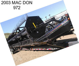 2003 MAC DON 972