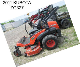 2011 KUBOTA ZG327