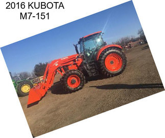 2016 KUBOTA M7-151