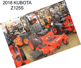 2018 KUBOTA Z125S