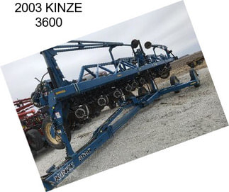 2003 KINZE 3600