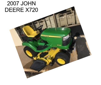 2007 JOHN DEERE X720