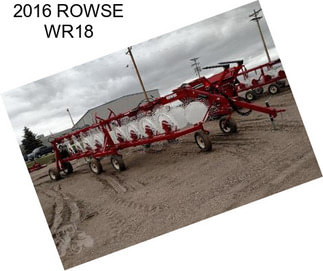 2016 ROWSE WR18