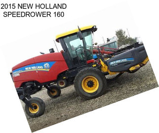 2015 NEW HOLLAND SPEEDROWER 160