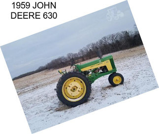 1959 JOHN DEERE 630