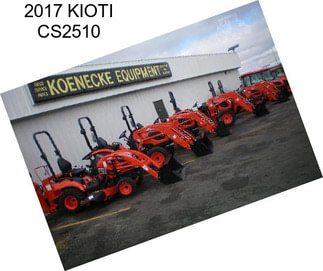 2017 KIOTI CS2510
