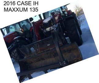 2016 CASE IH MAXXUM 135