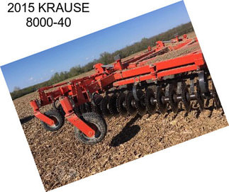 2015 KRAUSE 8000-40