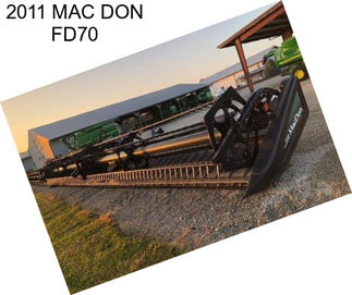 2011 MAC DON FD70