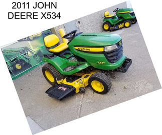 2011 JOHN DEERE X534