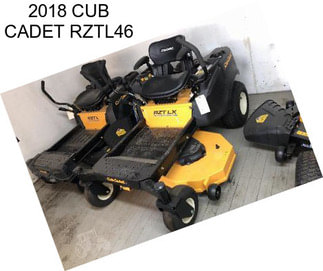 2018 CUB CADET RZTL46