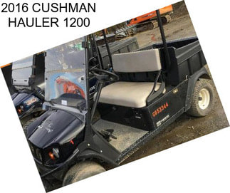 2016 CUSHMAN HAULER 1200