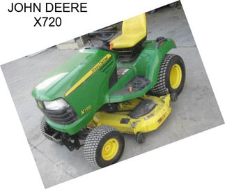 JOHN DEERE X720