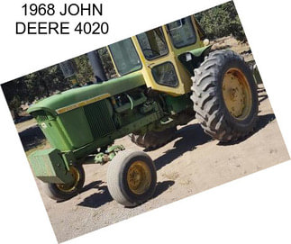 1968 JOHN DEERE 4020