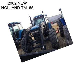 2002 NEW HOLLAND TM165