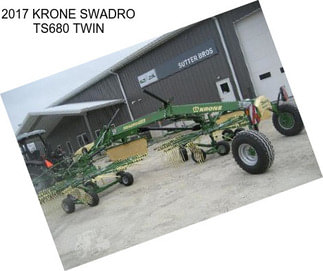 2017 KRONE SWADRO TS680 TWIN