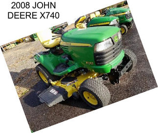 2008 JOHN DEERE X740